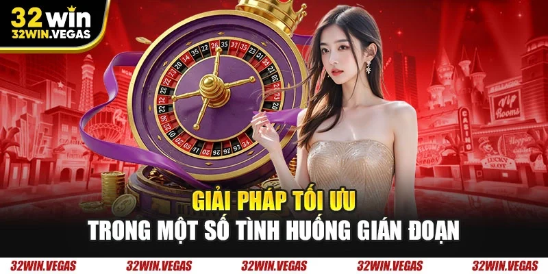 Giải pháp tối ưu trong một số tình huống gián đoạn