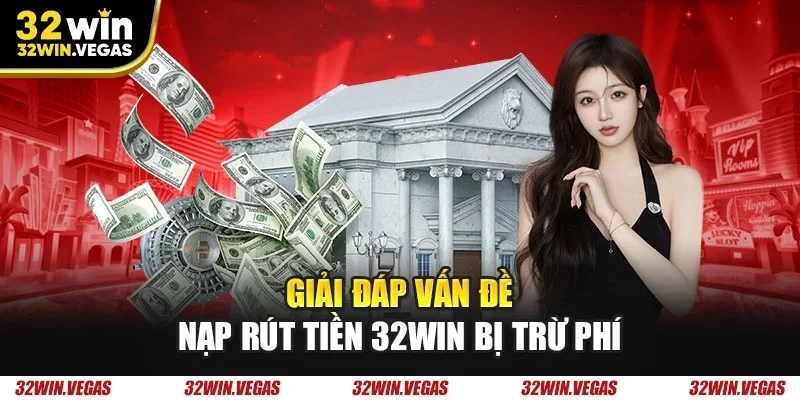 Giải đáp vấn đề nạp rút tiền 32WIN bị trừ phí