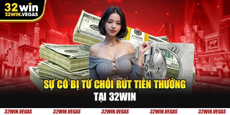 Sự cố bị từ chối rút tiền thưởng tại 32WIN