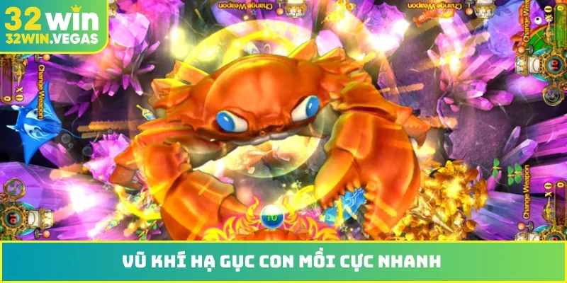 Vũ khí hạ gục con mồi cực nhanh